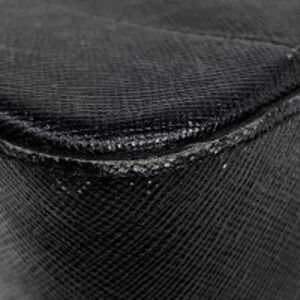 Burberry tote bag black leather handbag